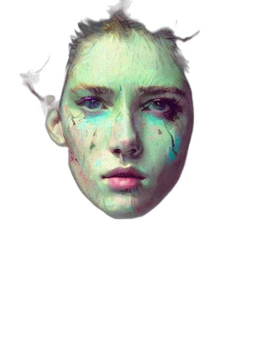 mask, face, creature, dragon transparent PNG cut-out