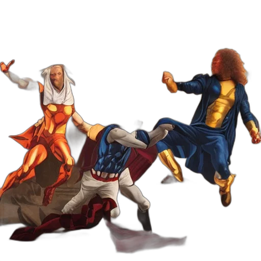 concept art, fantasy art, comic book art, 3d render transparent PNG cut-out