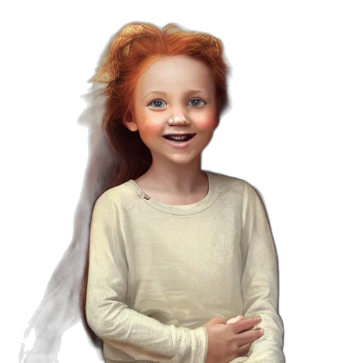 dress, hair, creature, face transparent PNG cut-out