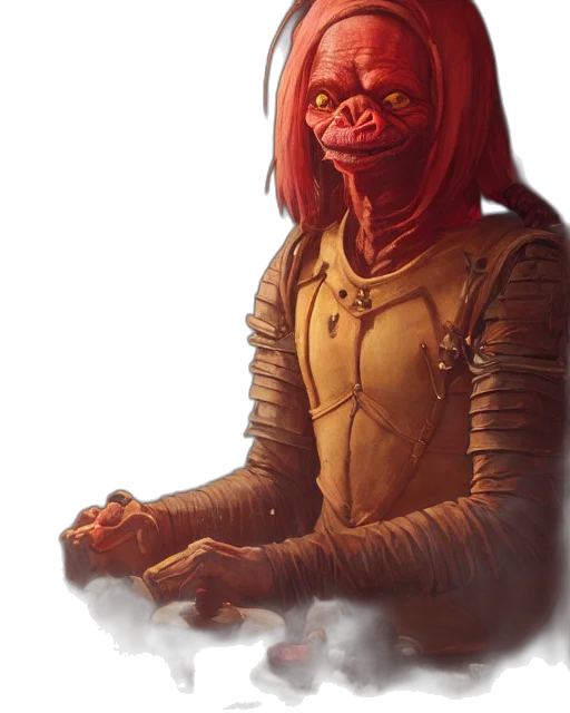 mask, creature, face, staff transparent PNG cut-out