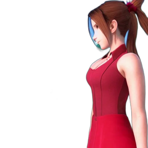 dress, 3d render, concept art, photorealistic transparent PNG cut-out