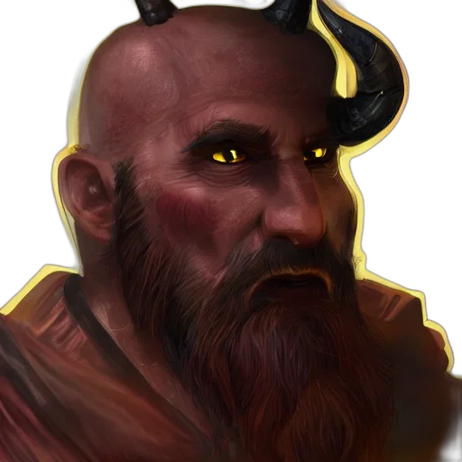 dragon, face, staff, fantasy art transparent PNG cut-out