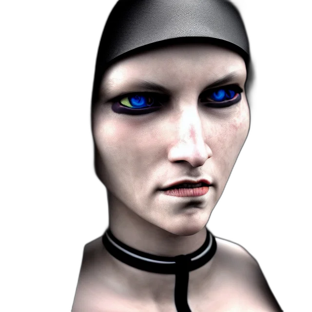 robot, face, mask, jewelry transparent PNG cut-out