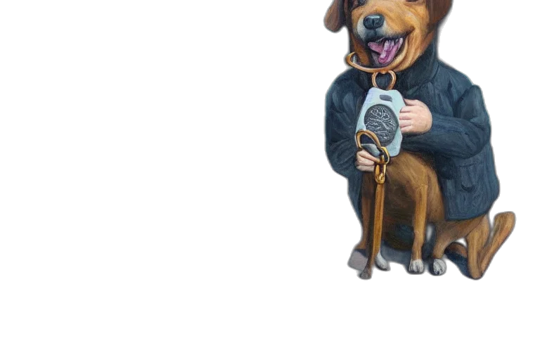 staff, animal, jacket, umbrella transparent PNG cut-out