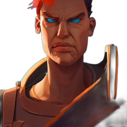 face, staff, weapon, concept art transparent PNG cut-out