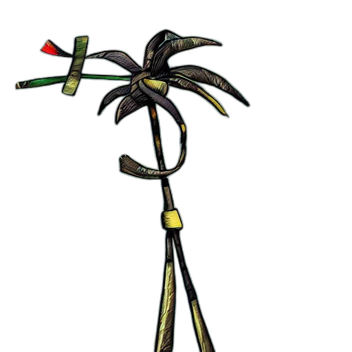 staff, weapon, flower, umbrella transparent PNG cut-out