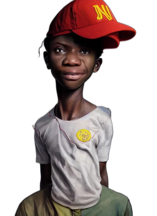 face, hat, staff, animal transparent PNG cut-out