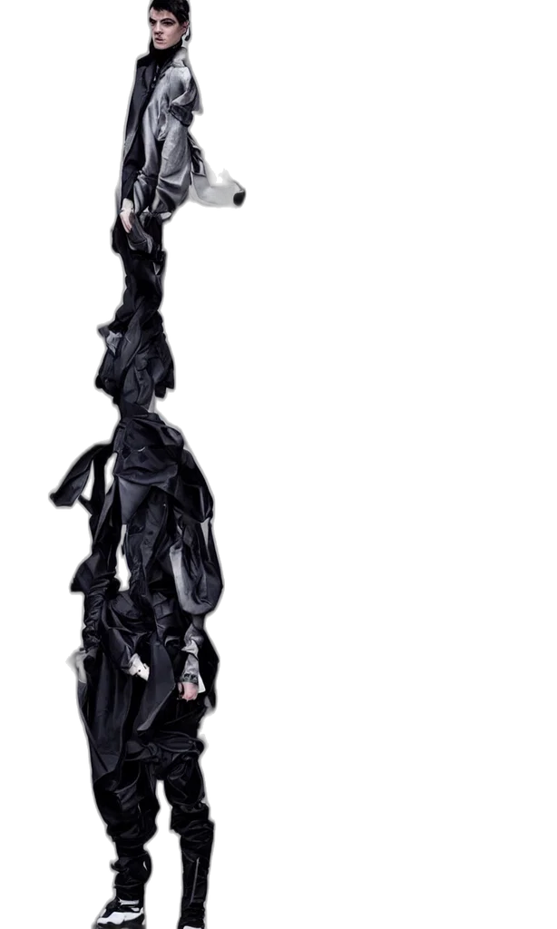 staff, dress, umbrella, robot transparent PNG cut-out