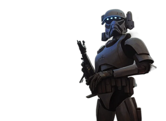 weapon, robot, staff, mask transparent PNG cut-out