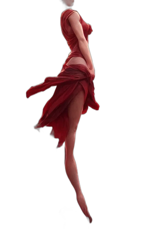 dress, staff, concept art, fantasy art transparent PNG cut-out