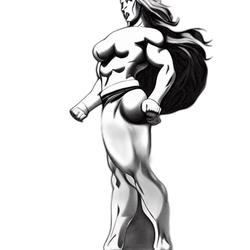 dress, comic book art, concept art, cartoon transparent PNG cut-out