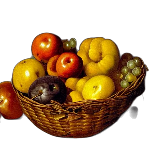 food, crown, photorealistic, 3d render transparent PNG cut-out