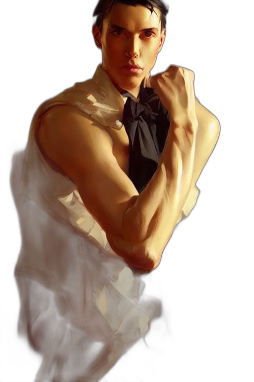 face, mask, jacket, weapon transparent PNG cut-out