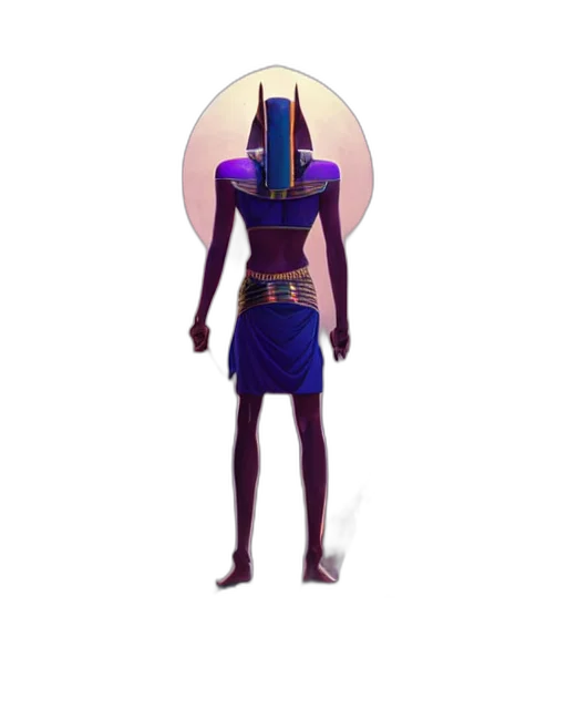 robot, mask, staff, crown transparent PNG cut-out