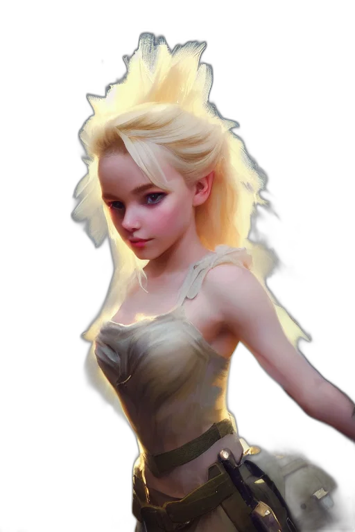 dress, fantasy art, concept art, 3d render transparent PNG cut-out