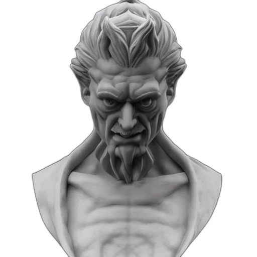 face, mask, creature, concept art transparent PNG cut-out