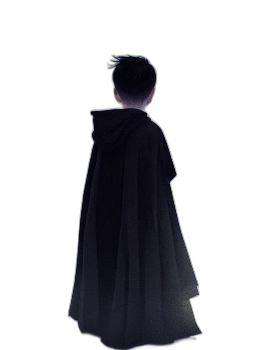 jacket, dress, staff, umbrella transparent PNG cut-out