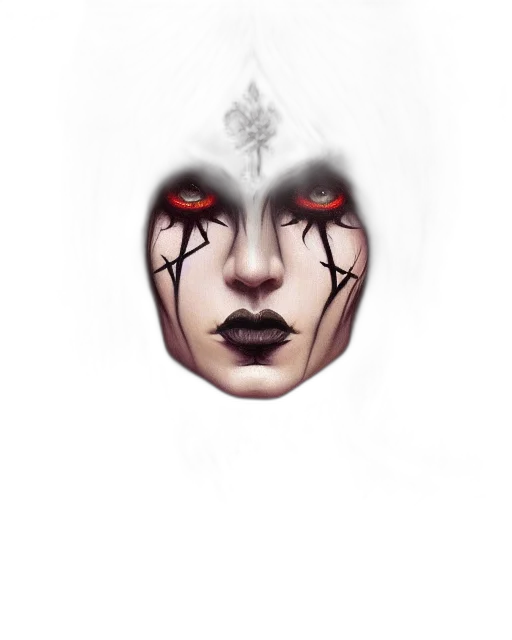 mask, face, creature, crown transparent PNG cut-out