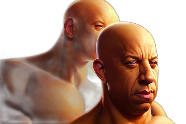 face, mask, photorealistic, concept art transparent PNG cut-out