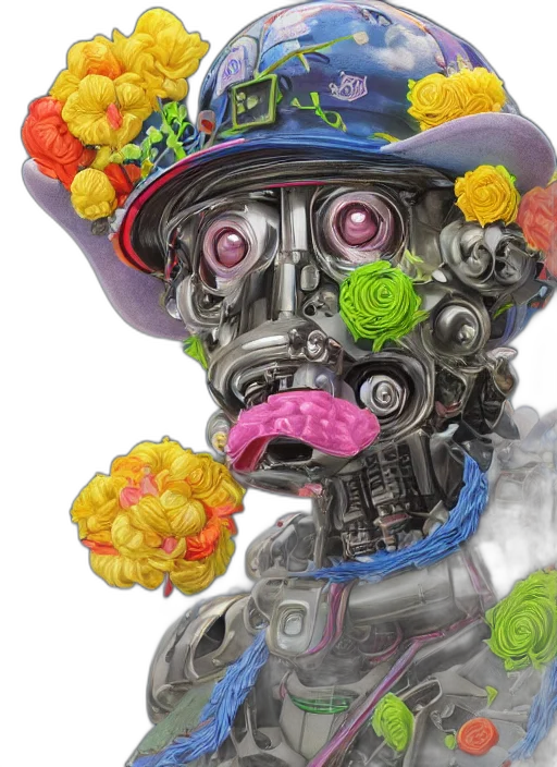 robot, mask, face, concept art transparent PNG cut-out