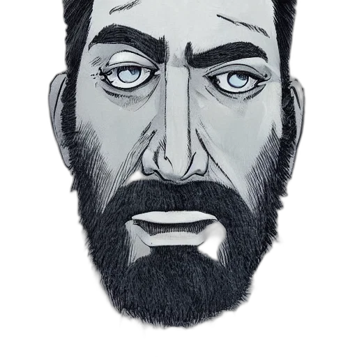 face, mask, staff, creature transparent PNG cut-out