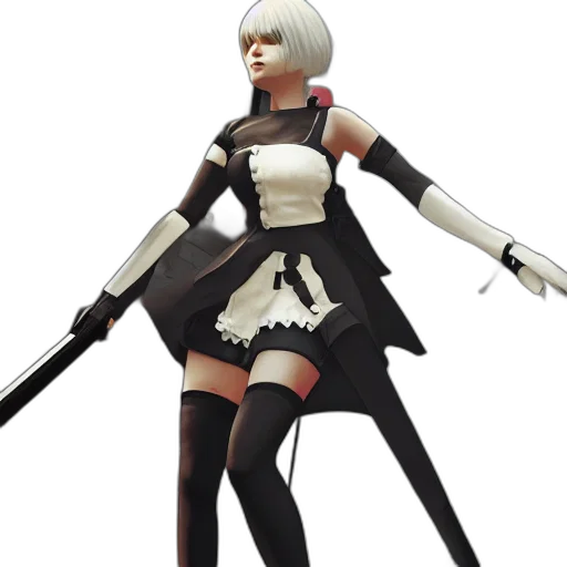 weapon, staff, sword, 3d render transparent PNG cut-out