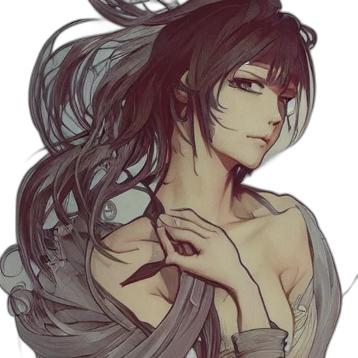 dress, dragon, mask, fantasy art transparent PNG cut-out
