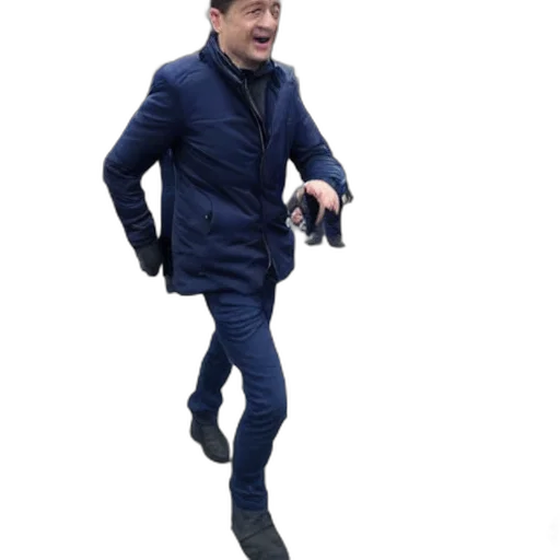 jacket, creature, umbrella, shoes transparent PNG cut-out