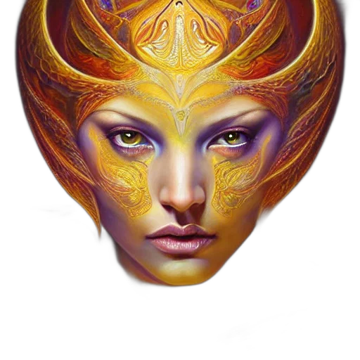 mask, face, crown, jewelry transparent PNG cut-out