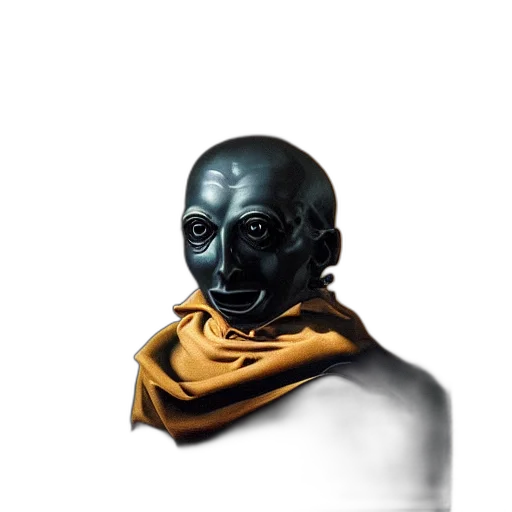 mask, face, robot, creature transparent PNG cut-out