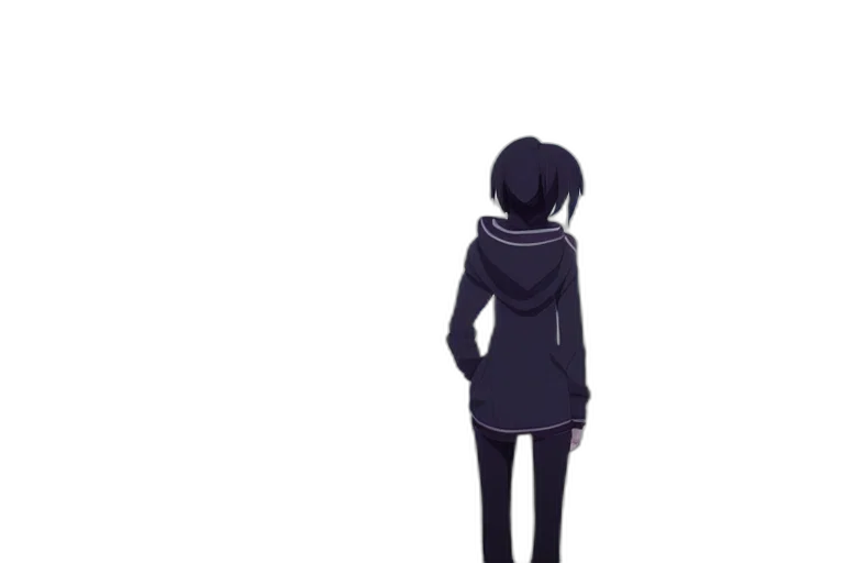 dress, jacket, robot, staff transparent PNG cut-out