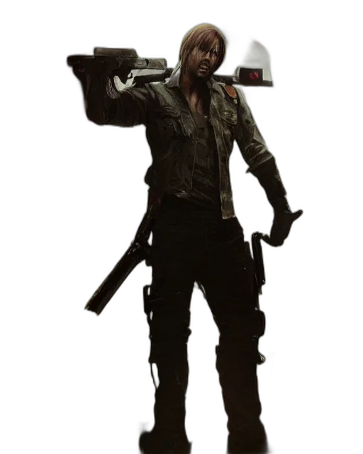 weapon, staff, jacket, sword transparent PNG cut-out