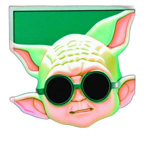 mask, creature, jacket, vaporwave transparent PNG cut-out