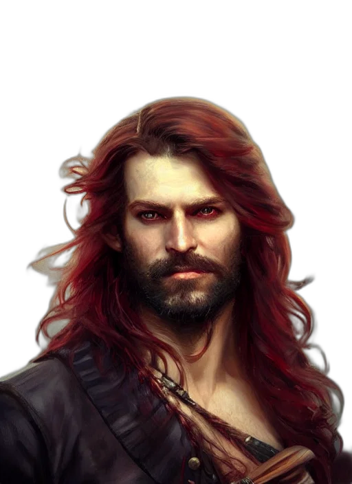 hair, face, fantasy art, concept art transparent PNG cut-out