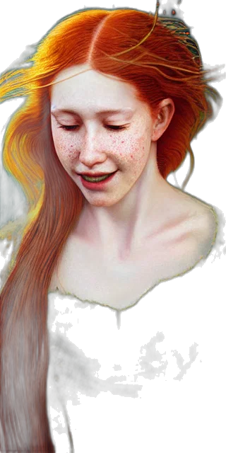 face, hair, jewelry, crown transparent PNG cut-out