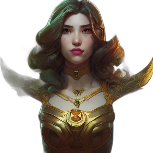 face, staff, crown, jewelry transparent PNG cut-out