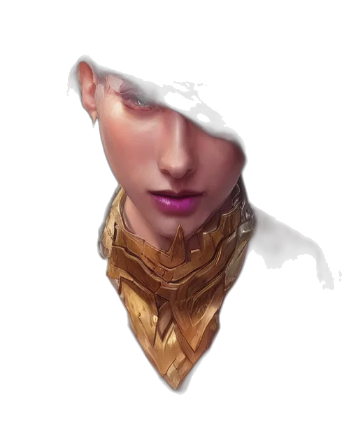 face, mask, crown, jewelry transparent PNG cut-out