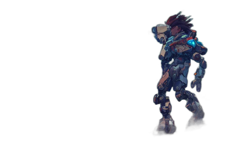 robot, weapon, sword, dragon transparent PNG cut-out