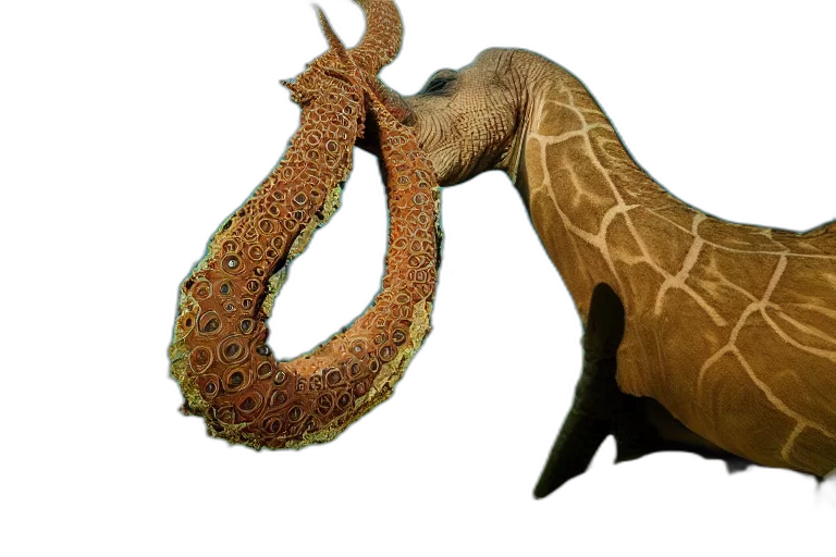 animal, dragon, creature, staff transparent PNG cut-out