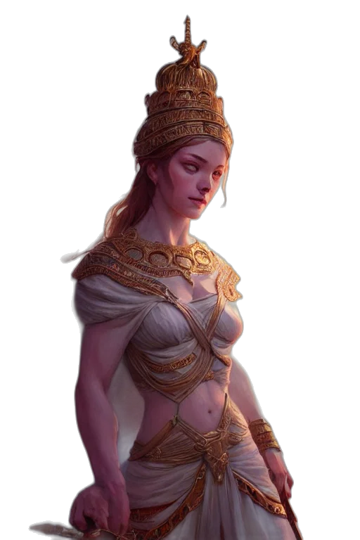 crown, jewelry, dress, staff transparent PNG cut-out