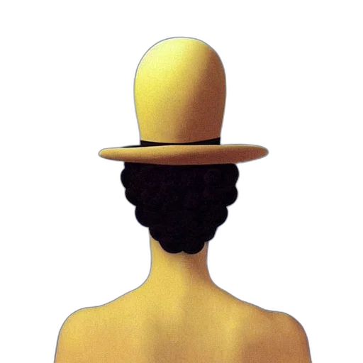 hat, crown, staff, face transparent PNG cut-out