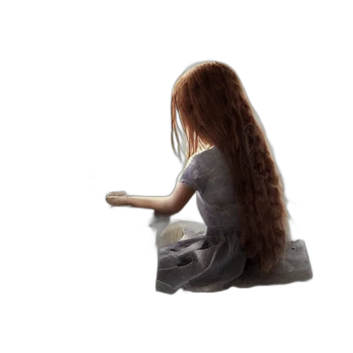 hair, creature, animal, dress transparent PNG cut-out