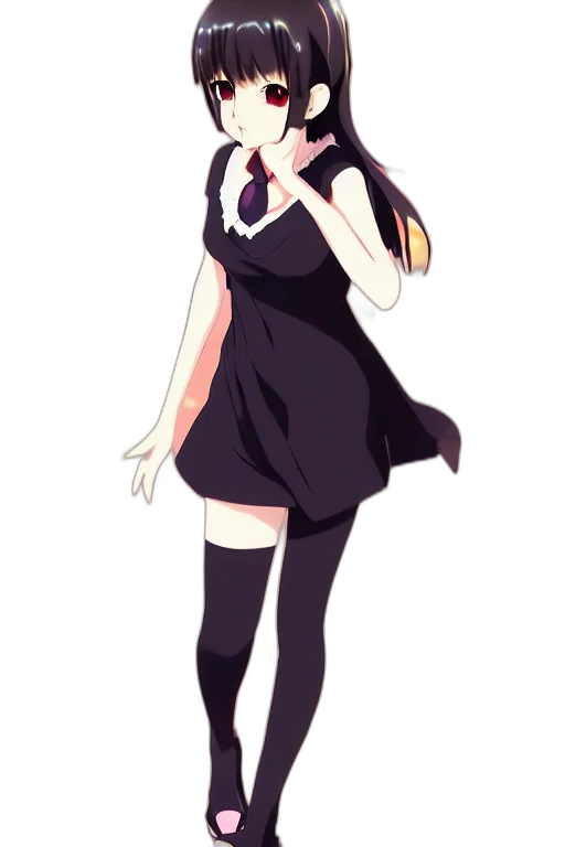 dress, staff, creature, hat transparent PNG cut-out
