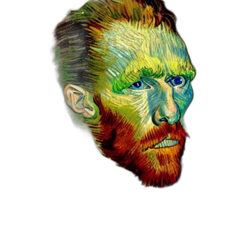 face, mask, creature, staff transparent PNG cut-out