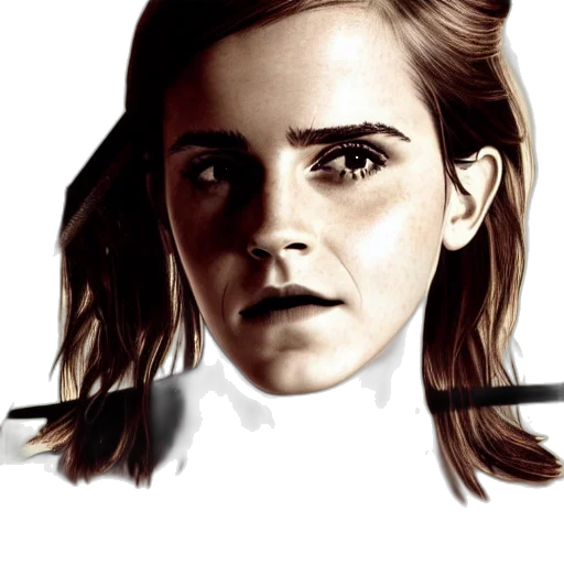 face, hair, photorealistic, concept art transparent PNG cut-out