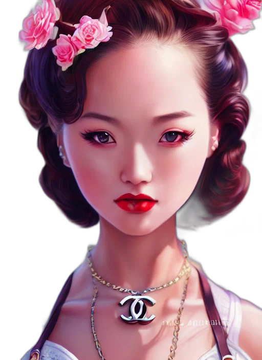 jewelry, face, robot, dress transparent PNG cut-out