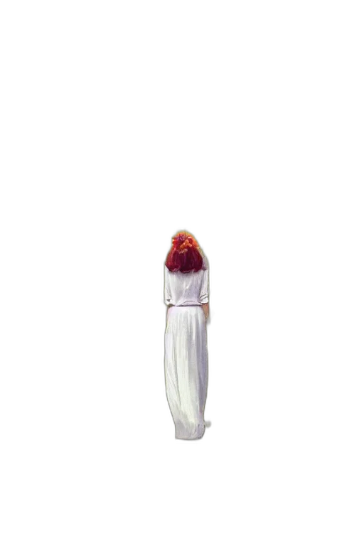 staff, dress, hair, bottle transparent PNG cut-out