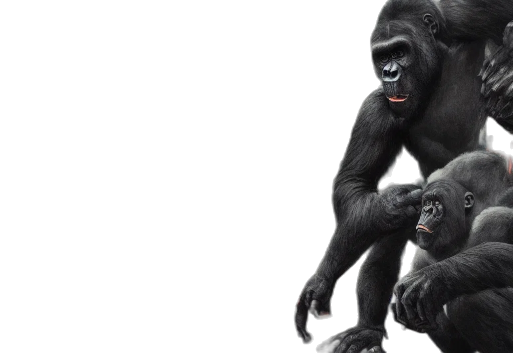 animal, concept art, photorealistic, 3d render transparent PNG cut-out