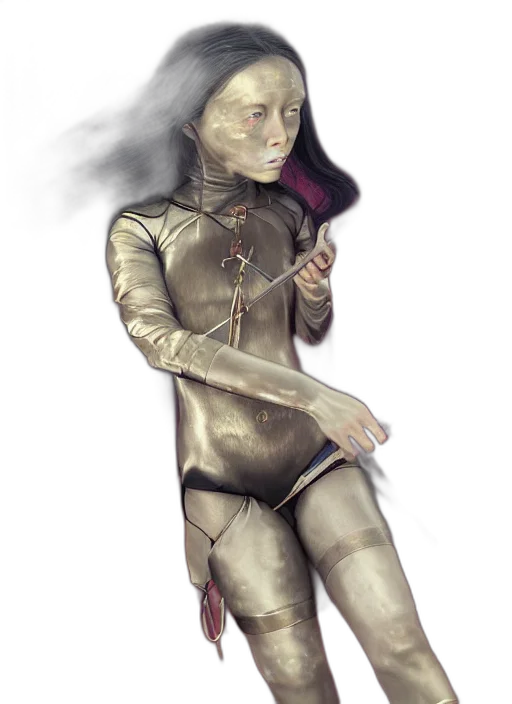 staff, mask, robot, concept art transparent PNG cut-out