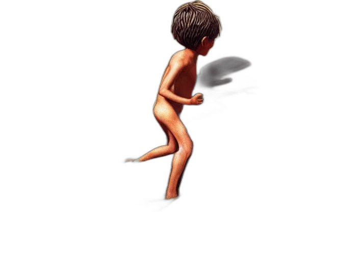 creature, hair, animal, 3d render transparent PNG cut-out